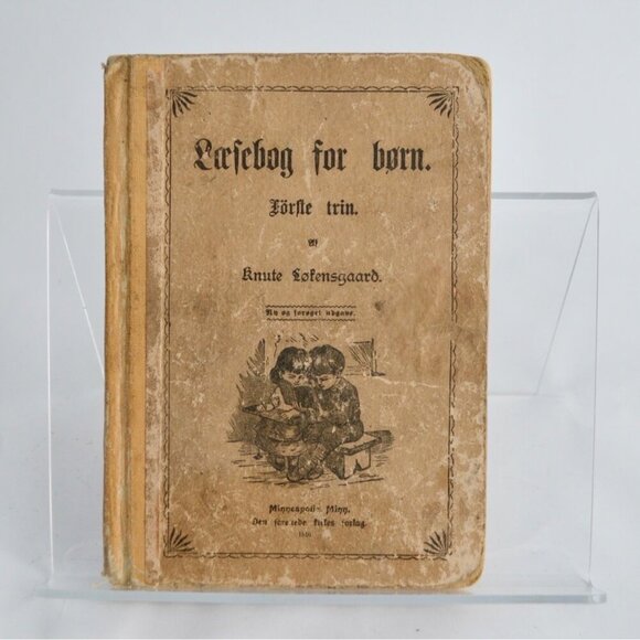1916 Antique Norwegian Children's Reader Book - Picture 1 of 8